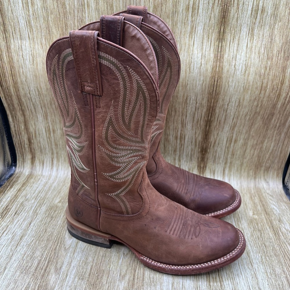 Ariat North 40 Western Boots Men's Size 7.5 D Brown Leather Round Toe 10016281
